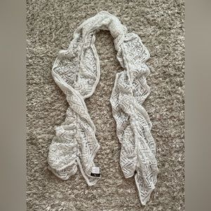 Silver knitted Scarf